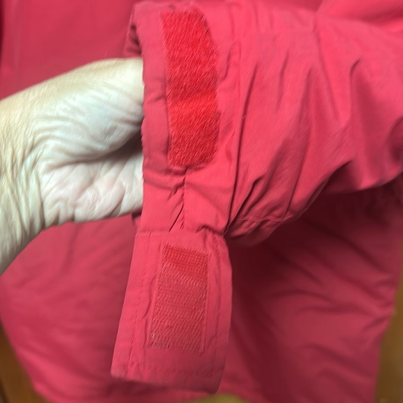 Lands End Winter Coat Red and Black - Picture 7 of 15